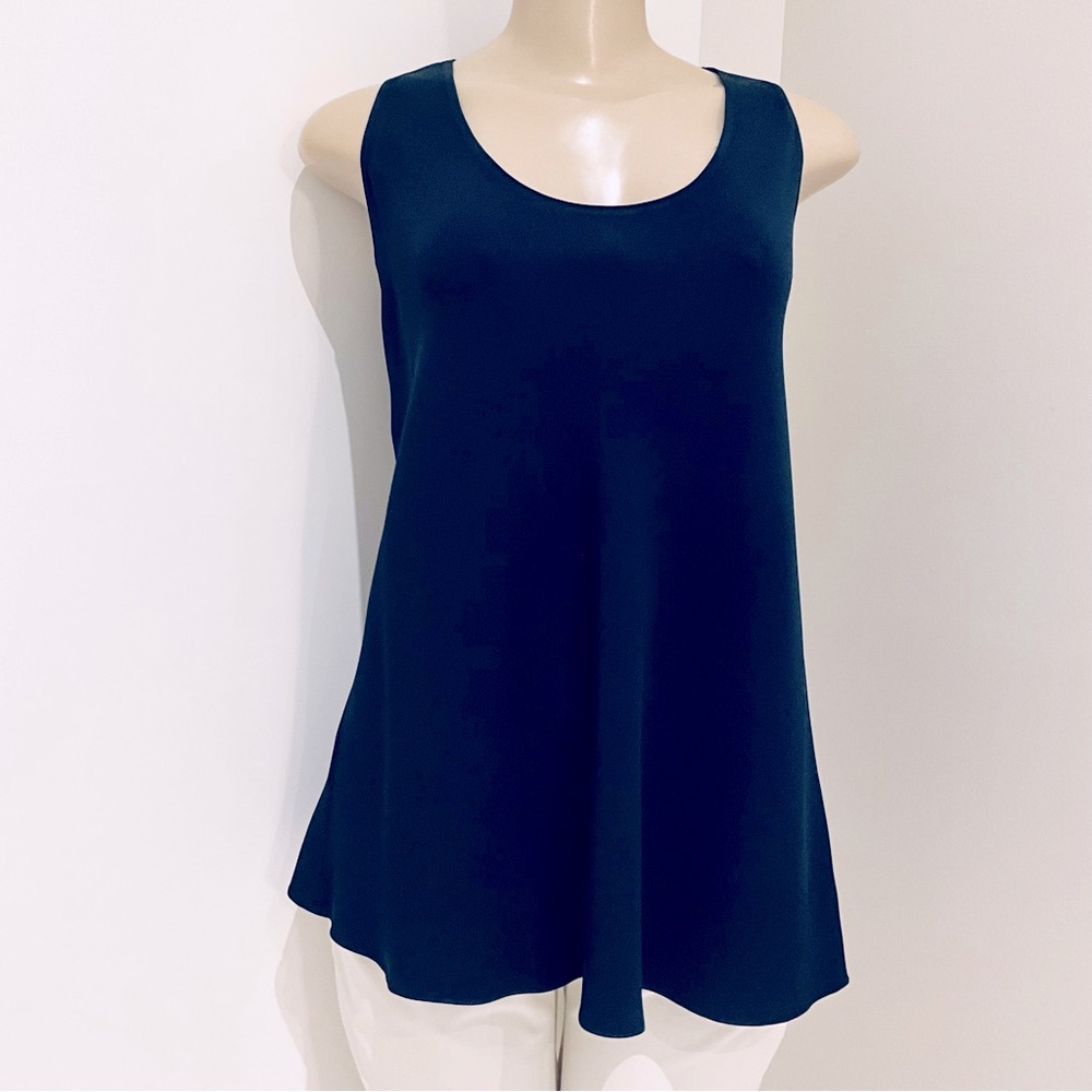 THE ROW NAVY TOP.